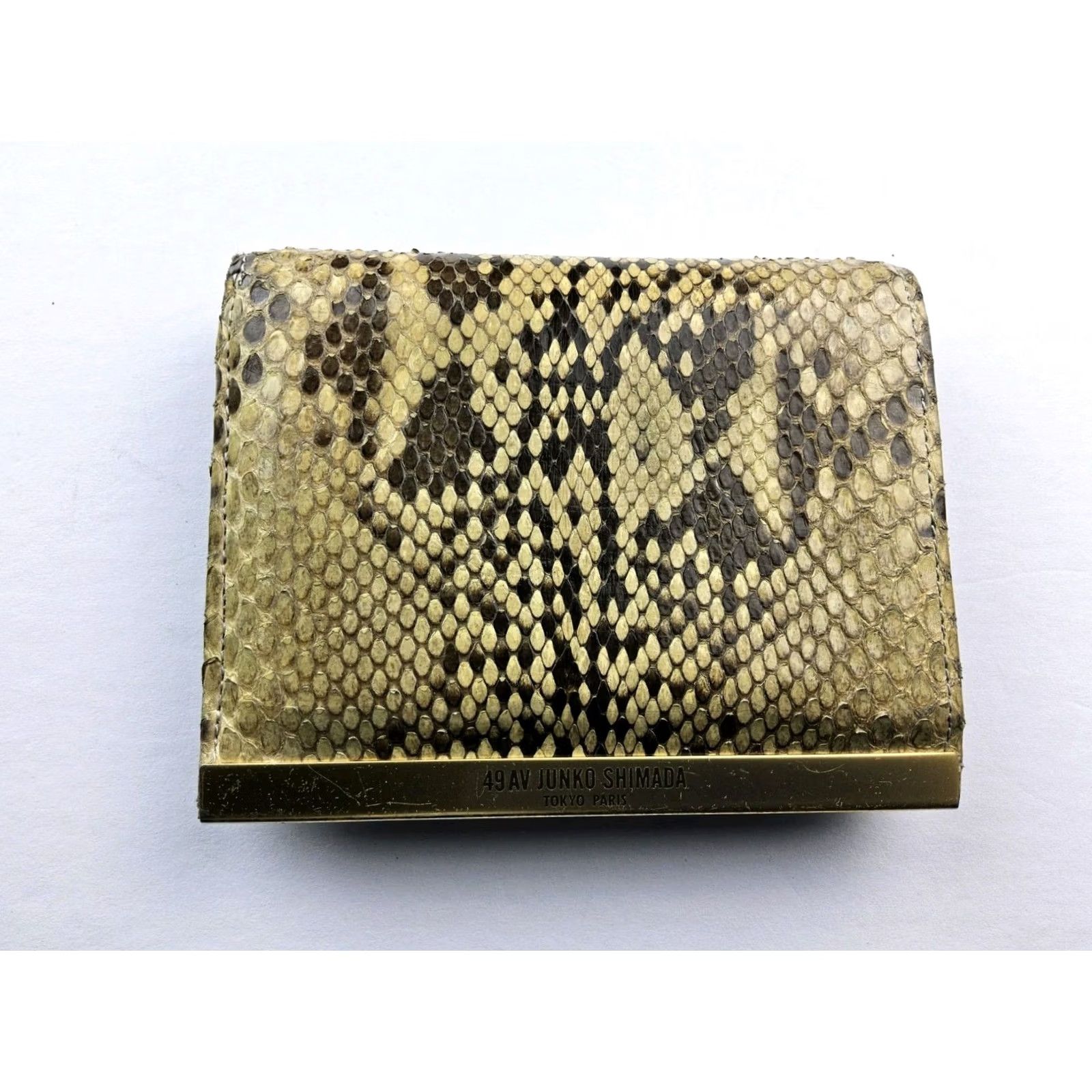 Skin 49AV Junko Shimada Snake Skin Bifold Wallet Multicolor Women Size ONE SIZE - 3 Thumbnail