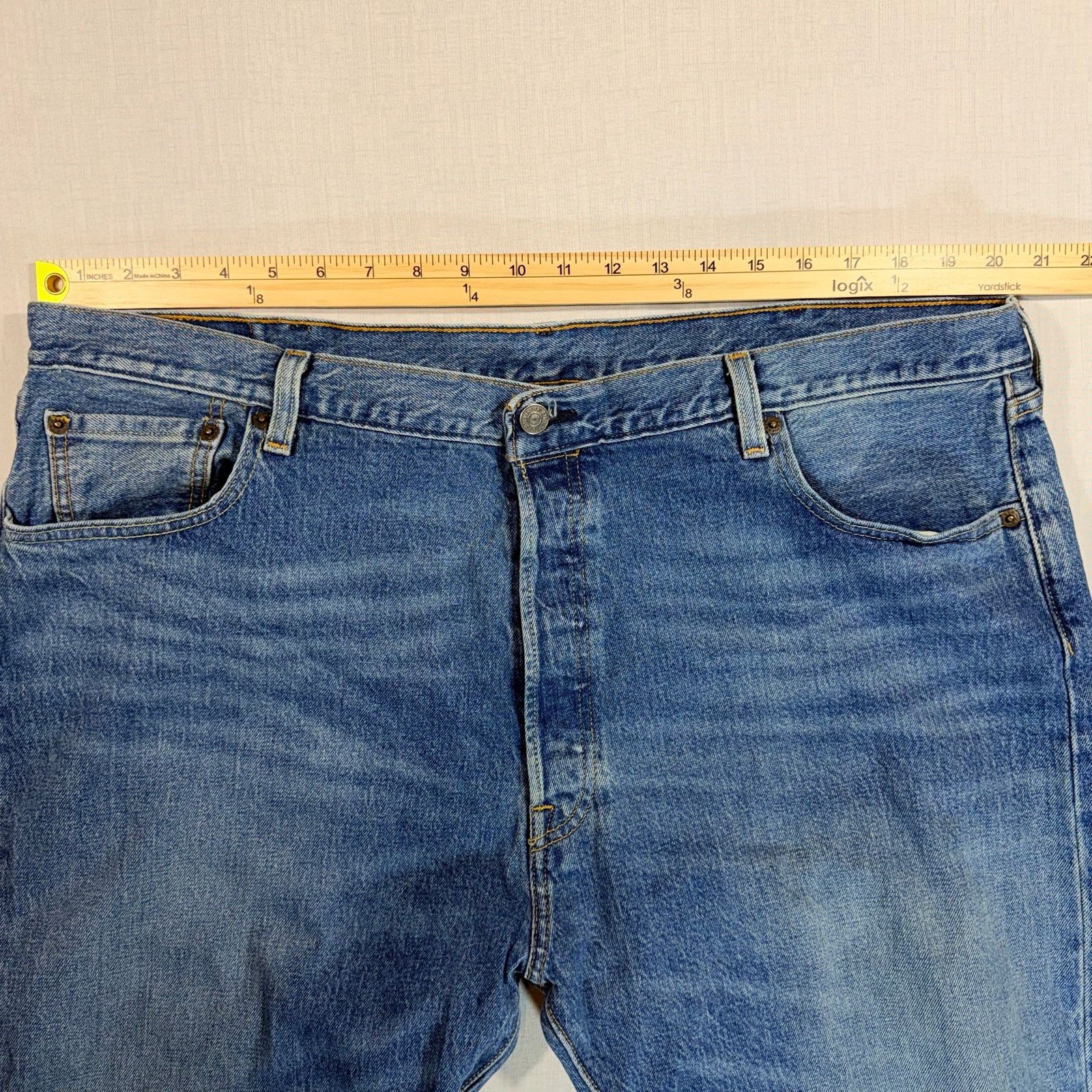 Levi's Levi’s 501 xx Original Fit Jeans Men 42x30 Straight Leg Size US 42 / EU 58 - 7 Thumbnail