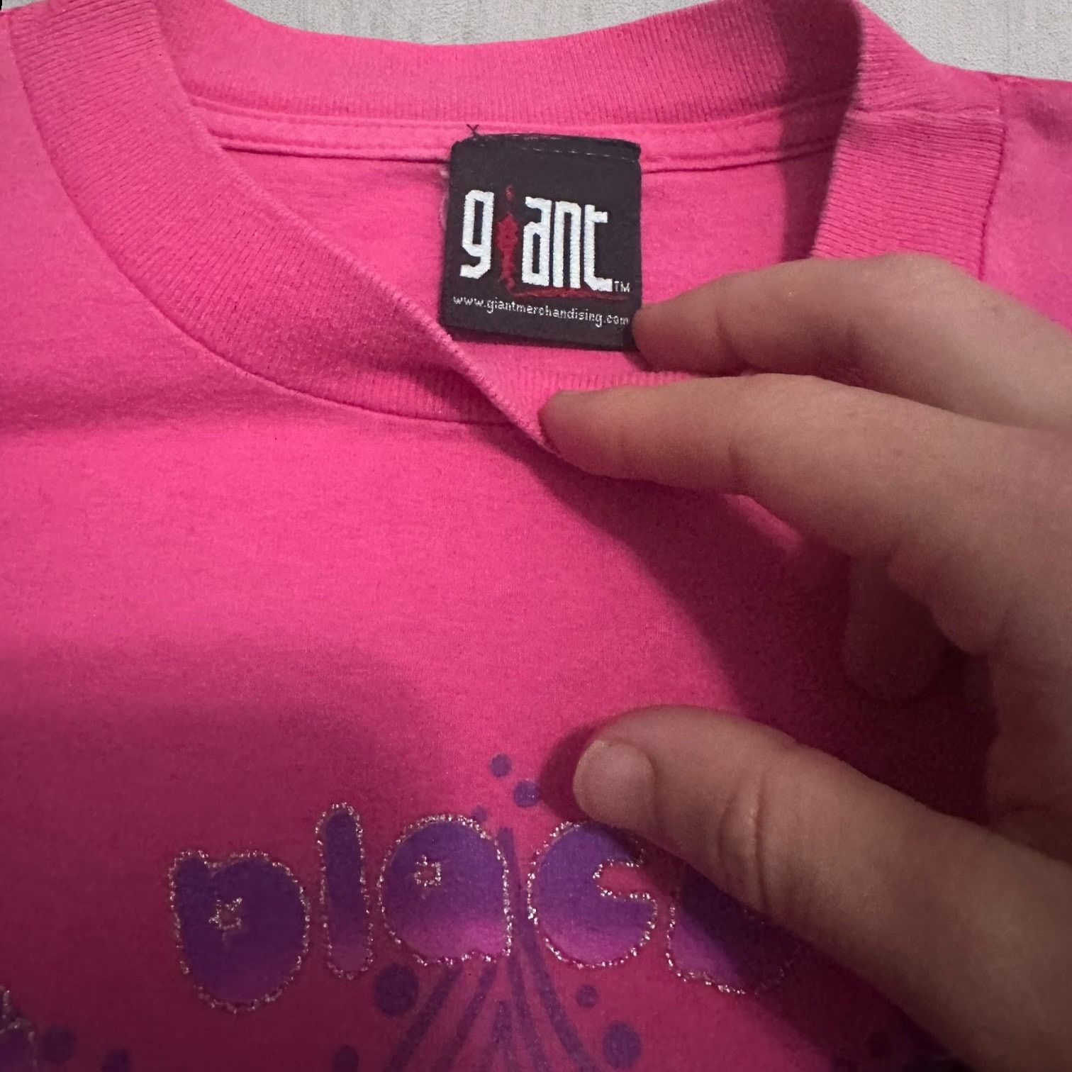 Giant Back street boys black and blue tour pink shirt giant tag Size US M / EU 48-50 / 2 - 3 Thumbnail