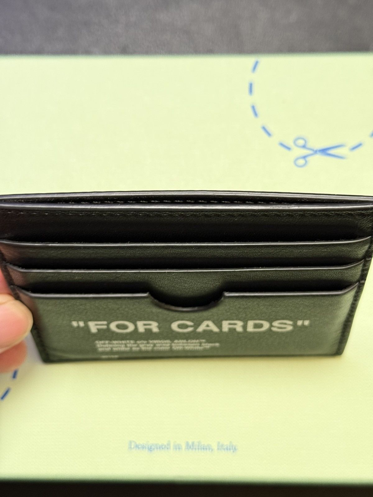Off-White Off-White “FOR CARDS” Card Holder Black Size ONE SIZE - 5 Thumbnail