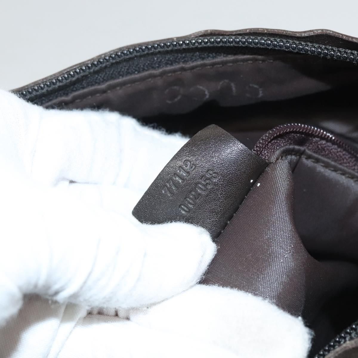 Gucci GUCCI Shoulder Bag Canvas Gray Silver Size ONE SIZE - 11 Thumbnail