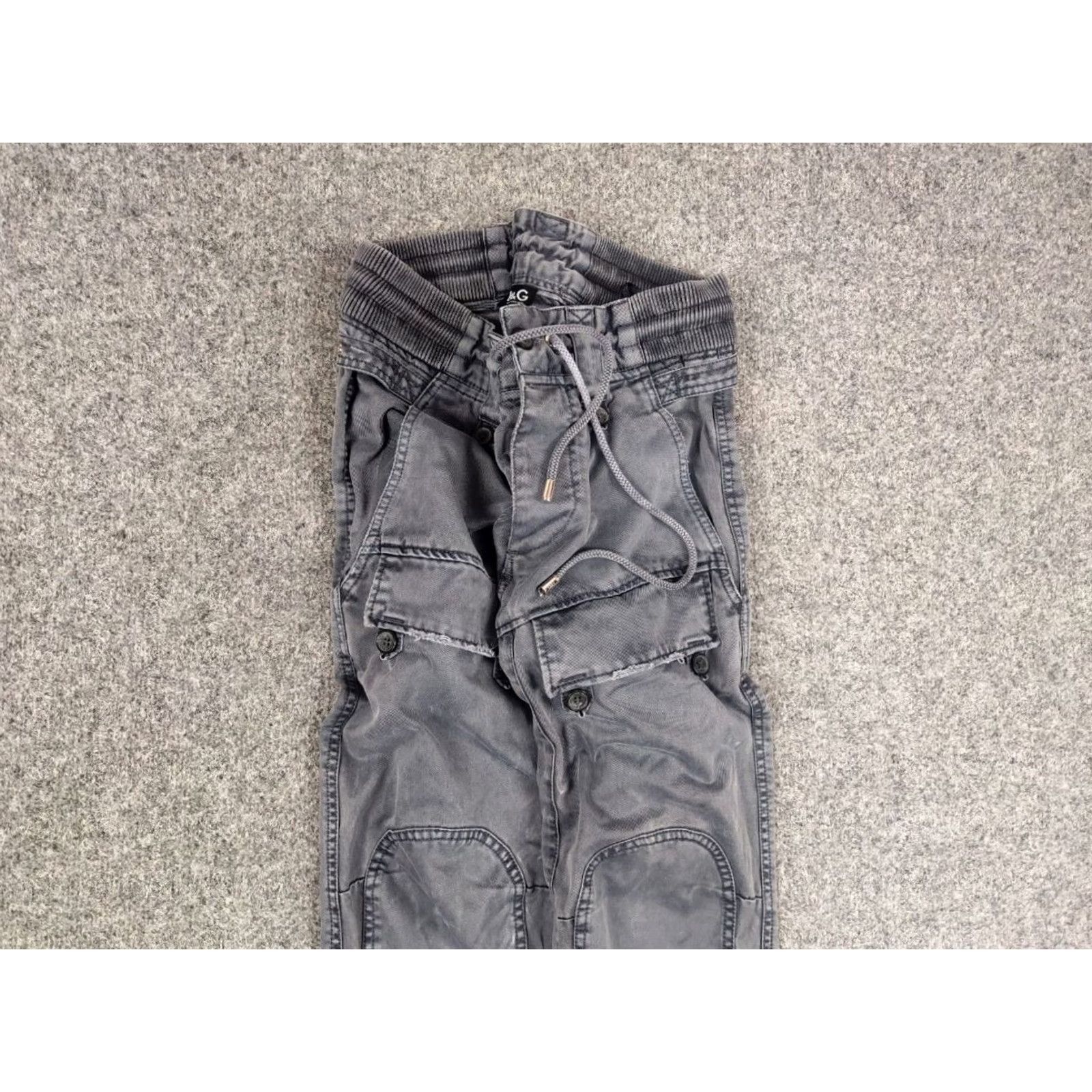 Dolce & Gabbana VINTAGE Dolce&Gabbana Gray Cargo Pants Men 32 Gray 90s Vintage Cargo Jeans Pants Size US 32 / EU 48 - 3 Thumbnail