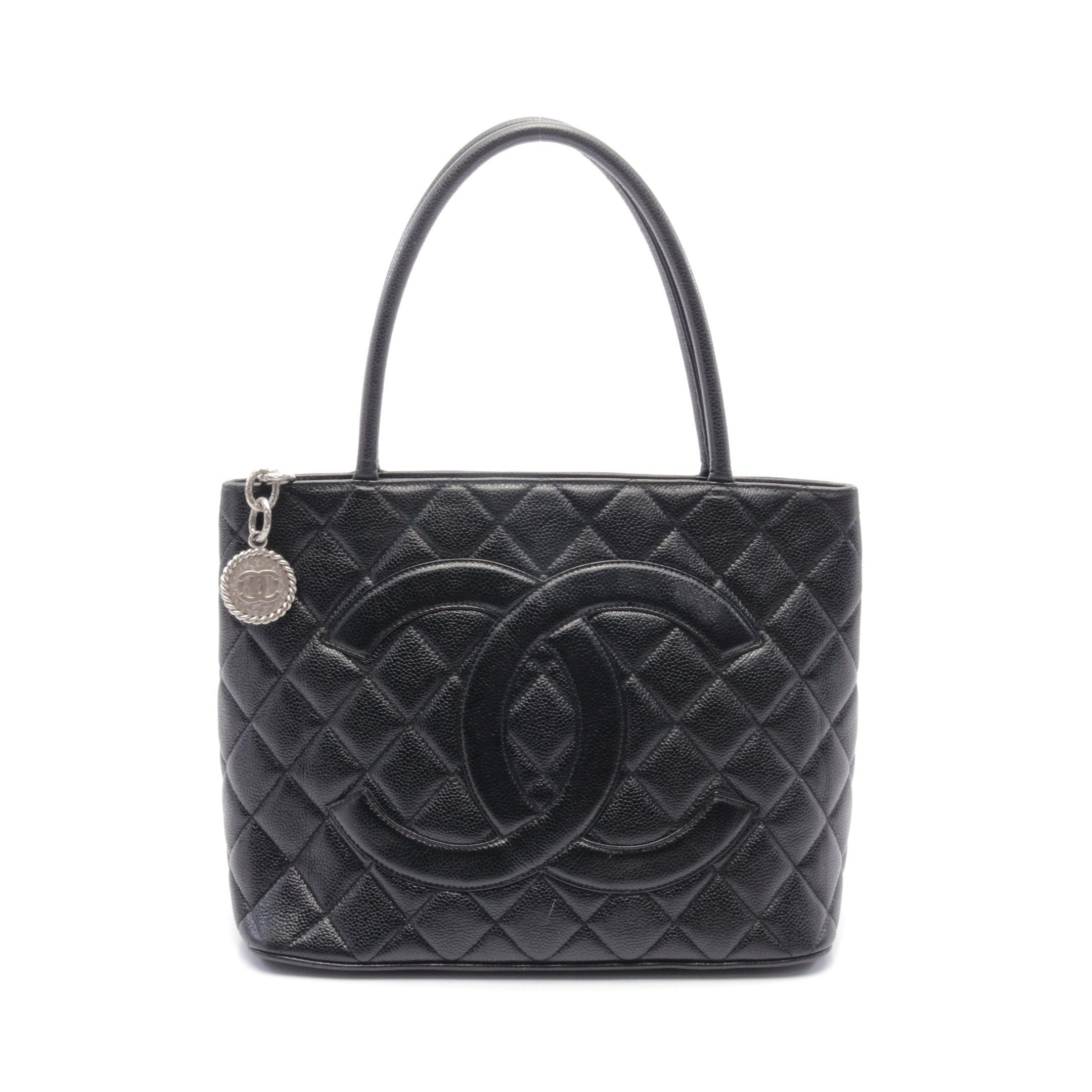 Chanel Chanel Reissue Tote Handbag Bag Caviar Skin Black Silver Hardware Size ONE SIZE - 1 Thumbnail