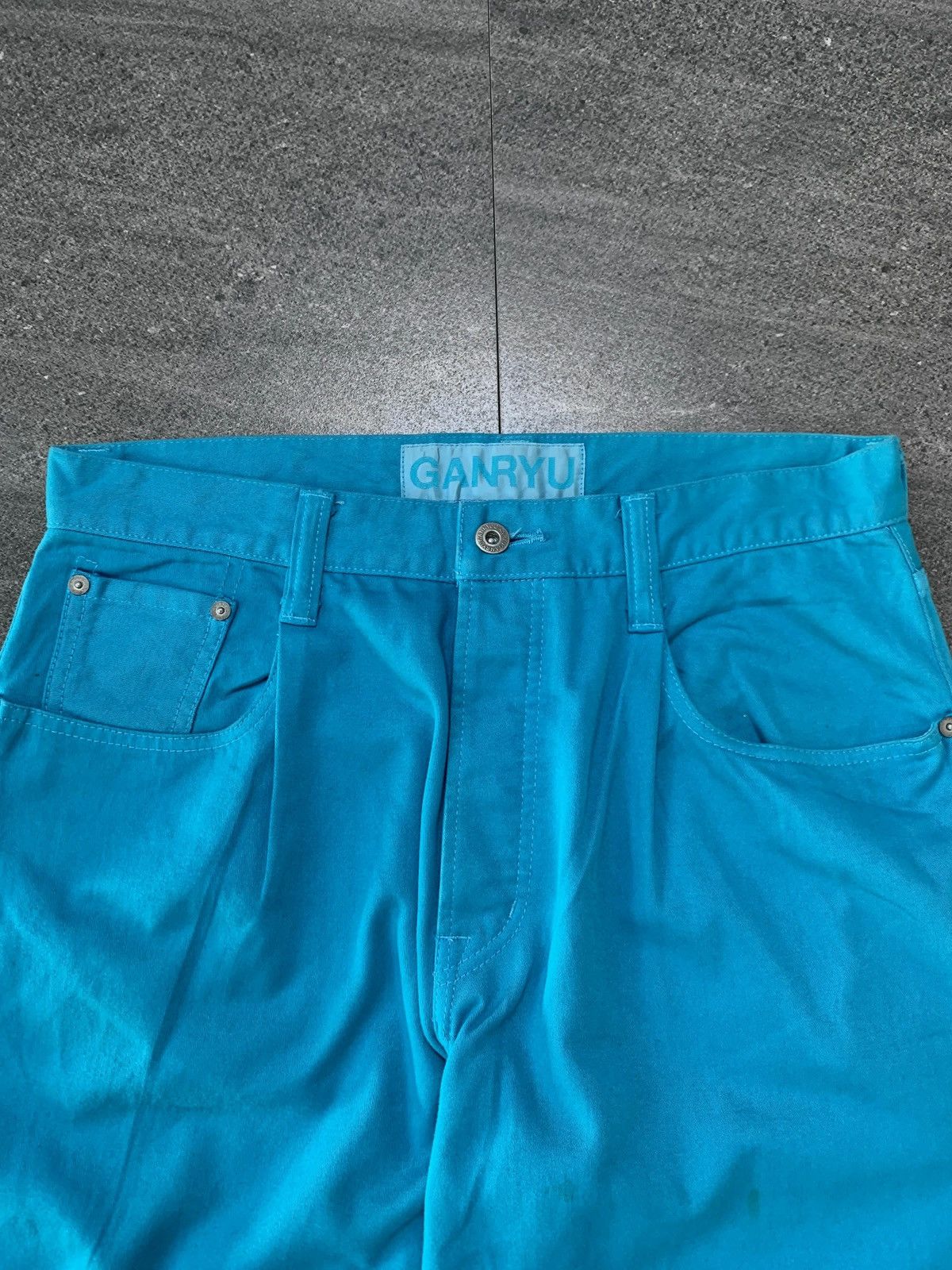 Comme des Garcons FREE TAX! Aqua Contrast Short Pants Size US 31 - 3 Thumbnail