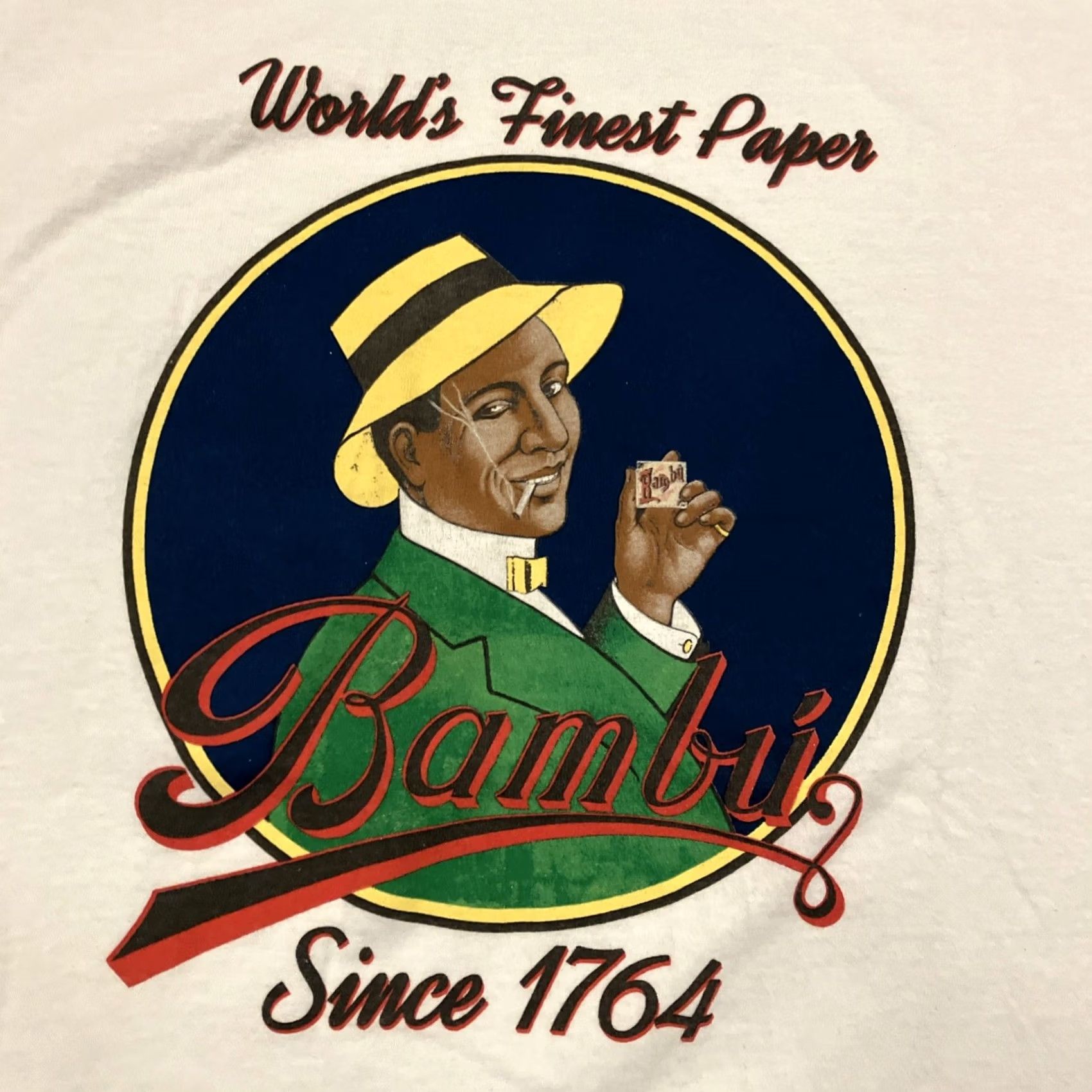 Vintage VINTAGE Merch Direct Bambu Rolling Papers White T Shirt Mens XL Crew Neck Short Sleeve Cotton Polyester Blend USA 80s Art Classic All Seasons Size US XL / EU 56 / 4 - 2 Thumbnail