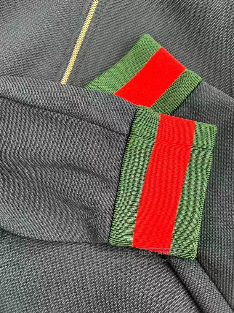 Gucci Gucci Dark blue, red and green striped jacket Size US M / EU 48-50 / 2 - 9 Thumbnail