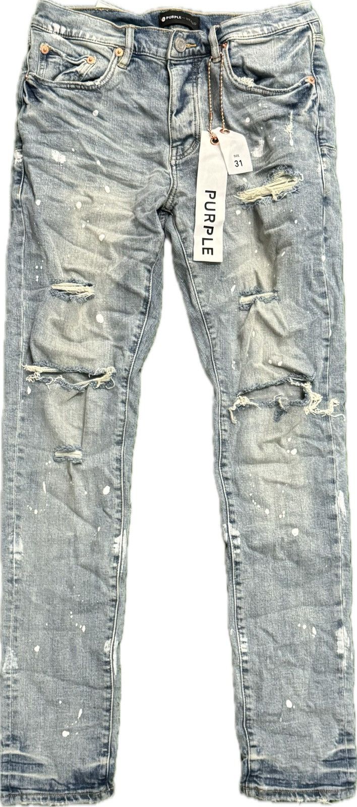 Purple Brand Light Indigo Blowout Denim Size 36
