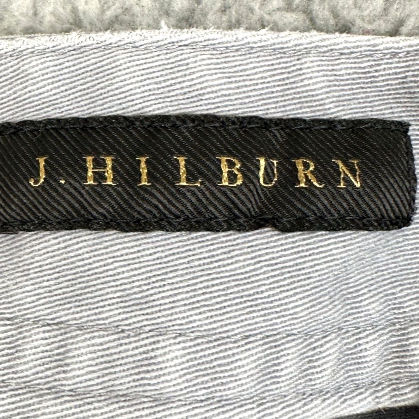 Denime J. Hilburn Jeans Slim Straight 5-Pocket Denim Mens 32x30 Light Gray EUC Stretch Cotton Spandex Slim Size US 32 / EU 48 - 3 Thumbnail