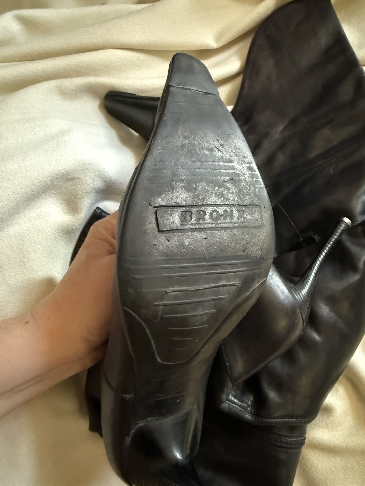 Bronx and Banco Bronx leather heels 38 eu Size US 7 / IT 37 - 6 Thumbnail