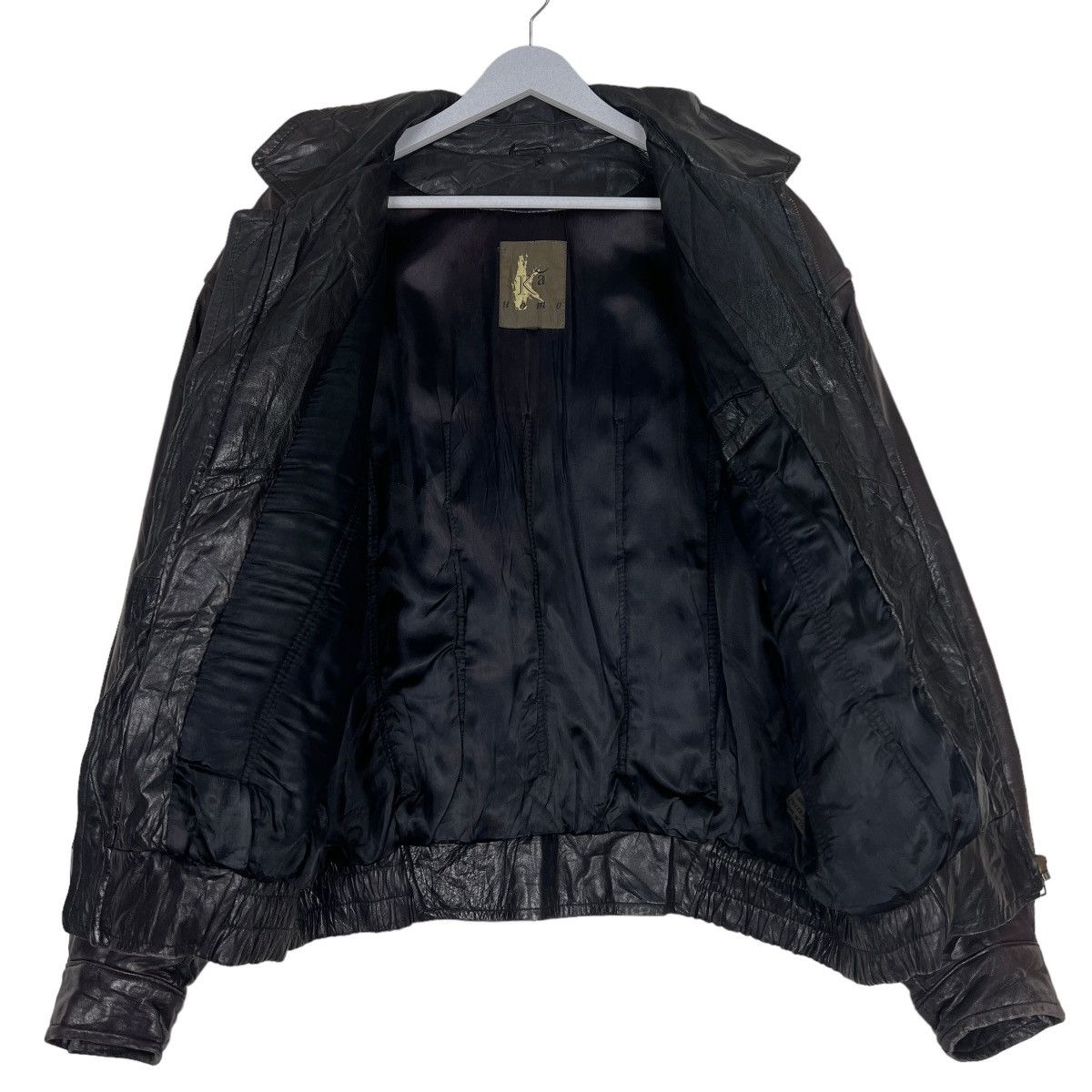 Japanese Brand 🔥 ARCHIVES KA UOMO LEATHER BOMBER JACKET Size US L / EU 52-54 / 3 - 11 Thumbnail