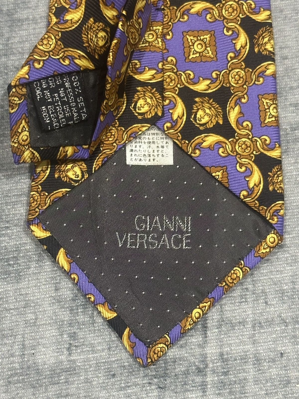Versace Gianni Versace Silk Tie Size ONE SIZE - 7 Thumbnail