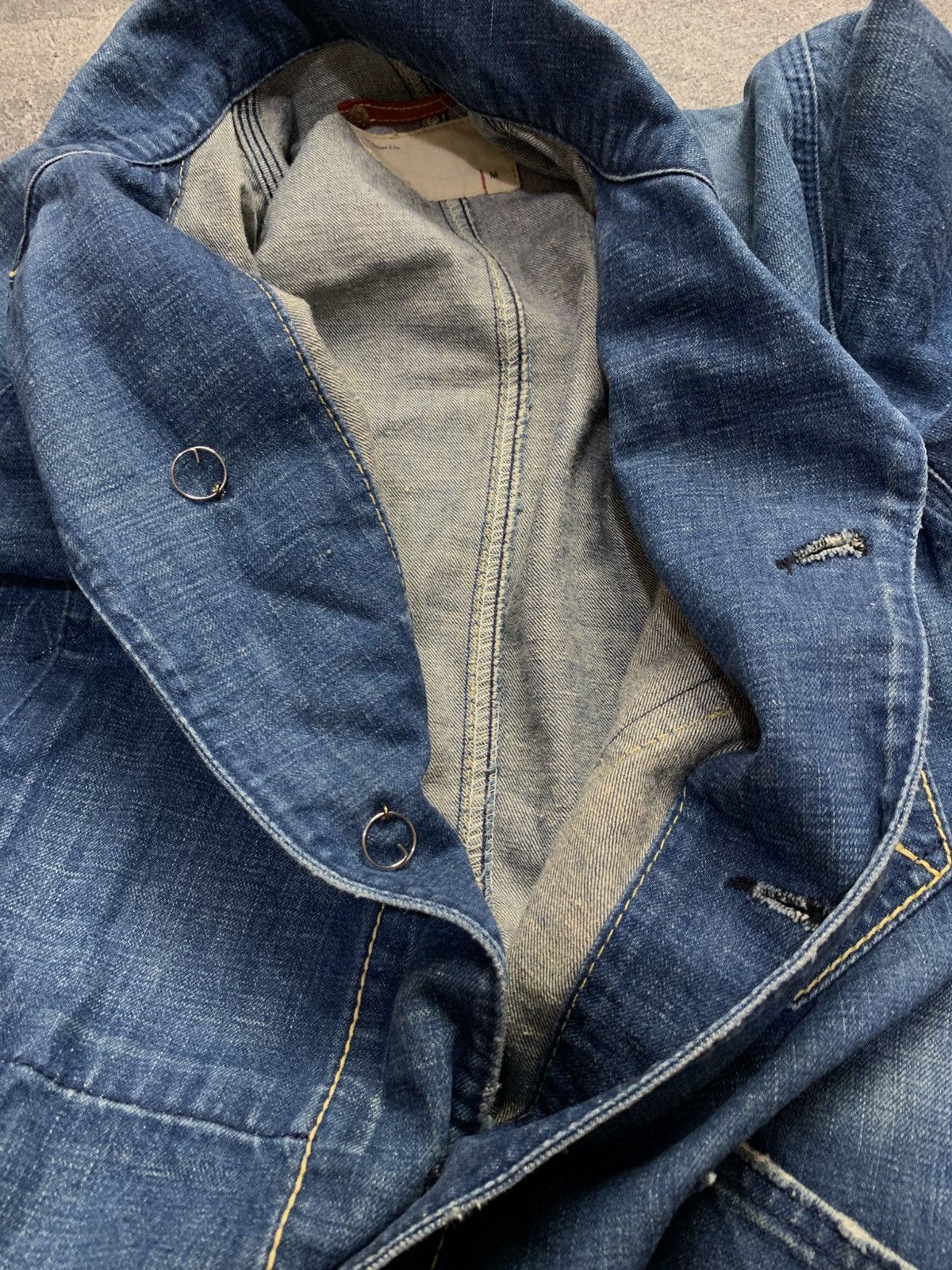 Levi's 🐍 SOLD 🐍Vintage Levi’s Redloop Chore Denim Jacket Size US M / EU 48-50 / 2 - 7 Thumbnail