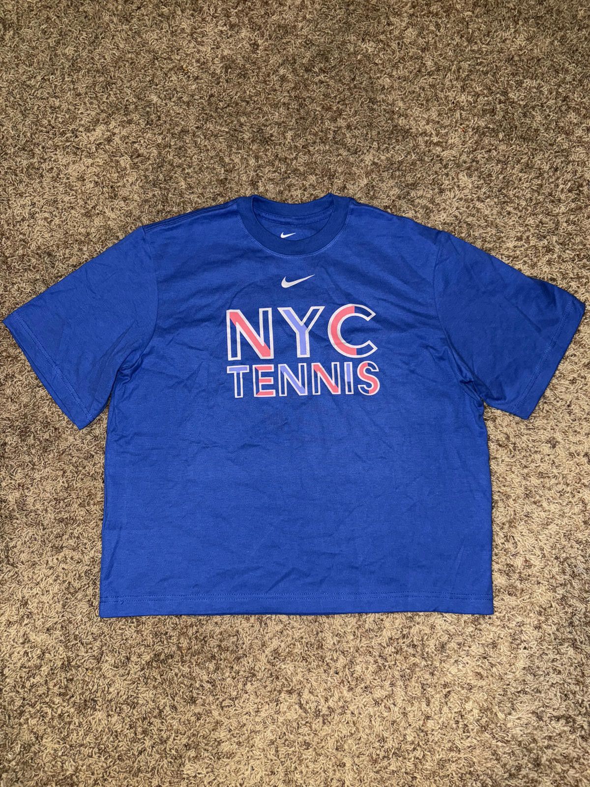 Nike Unreleased Nike Men’s Tennis NYC Tennis Flushing Meadows Crew T-Shirt Size XS / US 0-2 / IT 36-38 - 1 Thumbnail