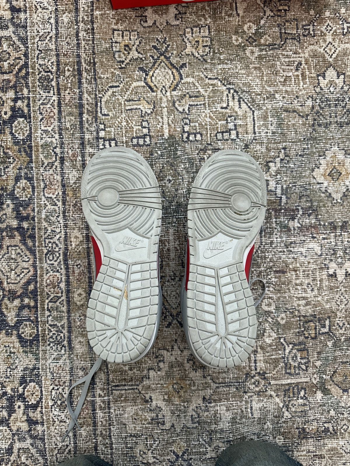Nike ULTRAMAN Dunk “varsity red” x “silver” Size US 12 / EU 45 - 6 Thumbnail