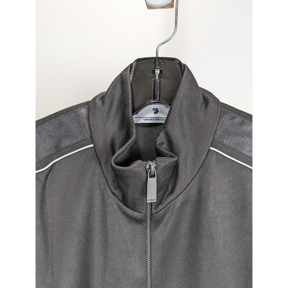 Off-White o1rshd1 Knit Tape Track Jacket in Black Size US XL / EU 56 / 4 - 3 Thumbnail