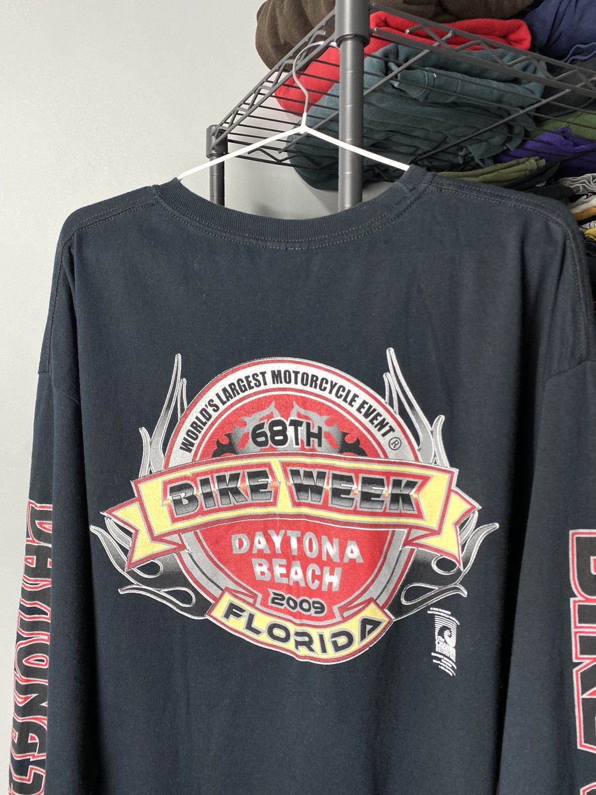 Daytona Vintage 2009 Daytona Bike Week Long Sleeve Harley Davidson Size US XL / EU 56 / 4 - 9 Thumbnail