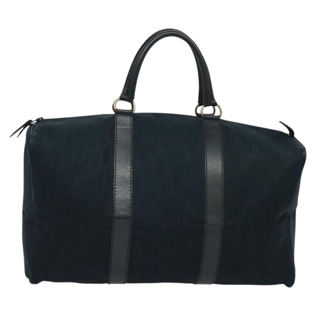 Dior DIOR Trotter Canvas Boston Bag Navy Size ONE SIZE - 2 Thumbnail