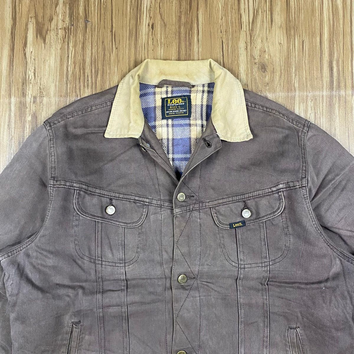 Lee × Vintage Lee sanforized denim jacket Size US L / EU 52-54 / 3 - 3 Thumbnail