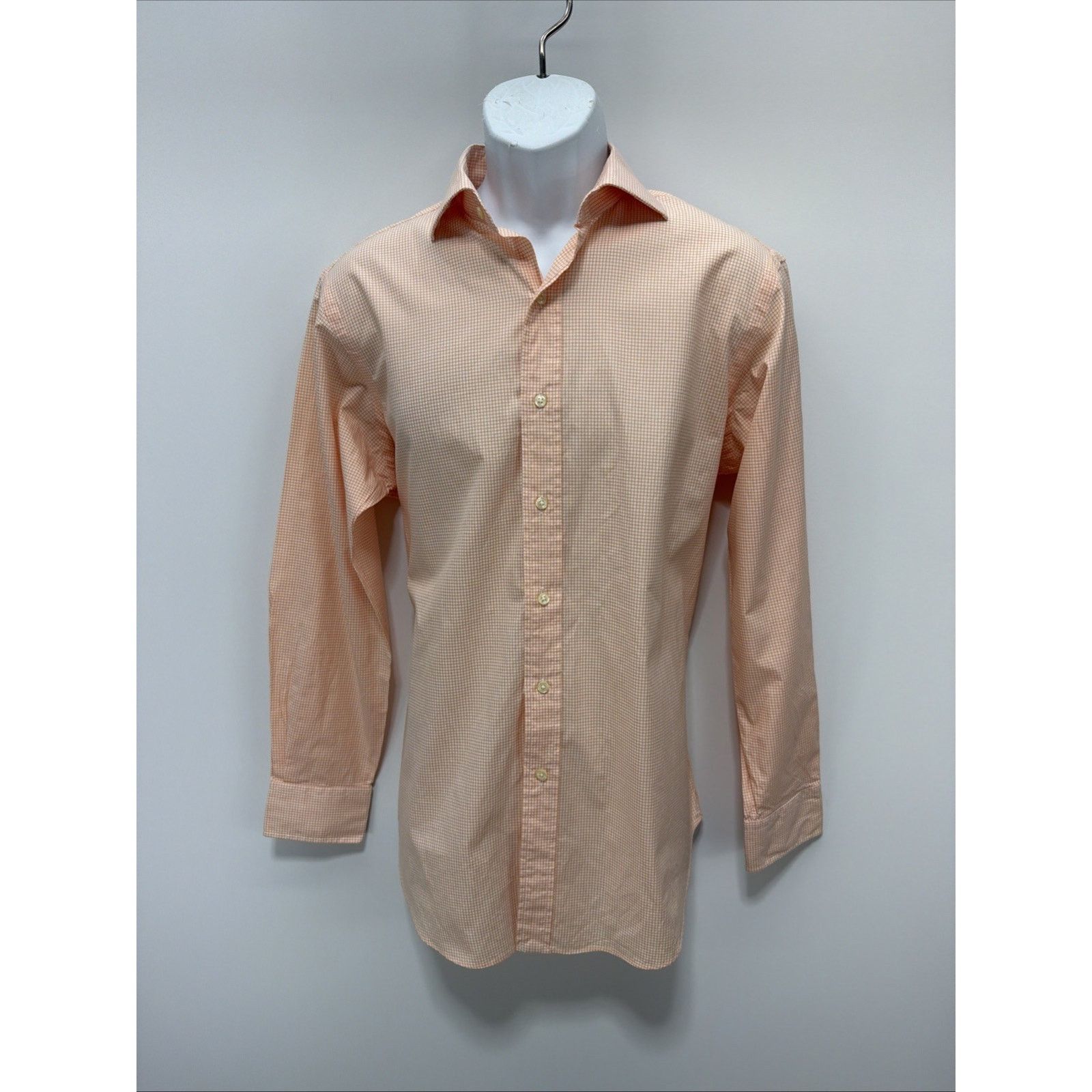 Ralph Lauren POLO RALPH LAUREN CLASSIC FIT ORANGE CHECK DRESS Medium Size US M / EU 48-50 / 2 - 1 Thumbnail