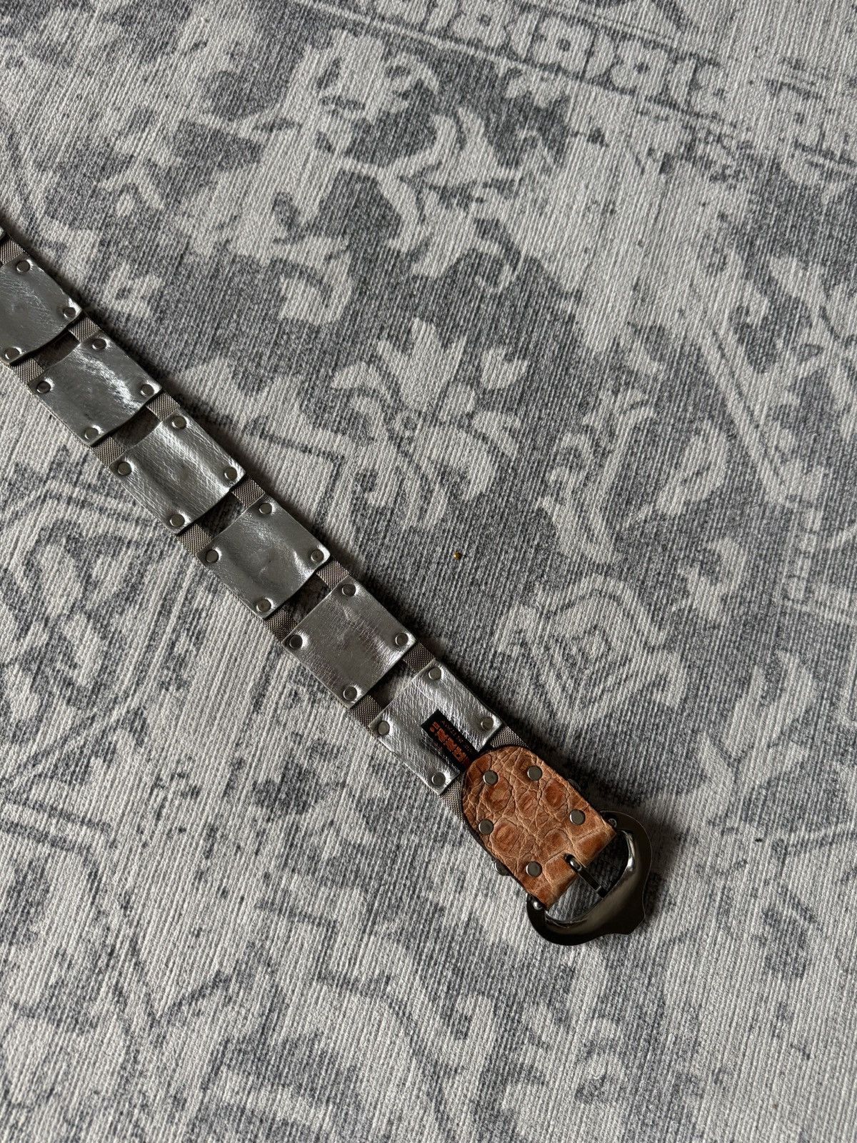 Vintage Vintage Leather Avant Garde Belt Rhinestones Nanni Japanese Size ONE SIZE - 9 Thumbnail