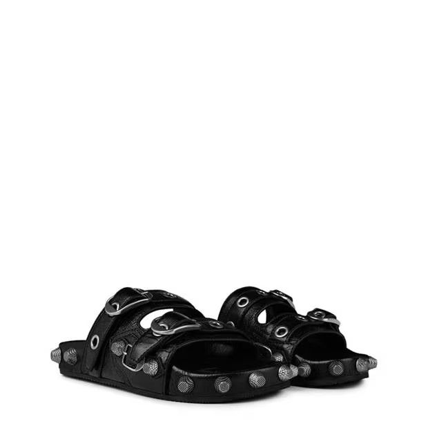 Balenciaga o1g2r1mq0924 Cagole Sandal in Black Size US 6 / IT 36 - 3 Thumbnail