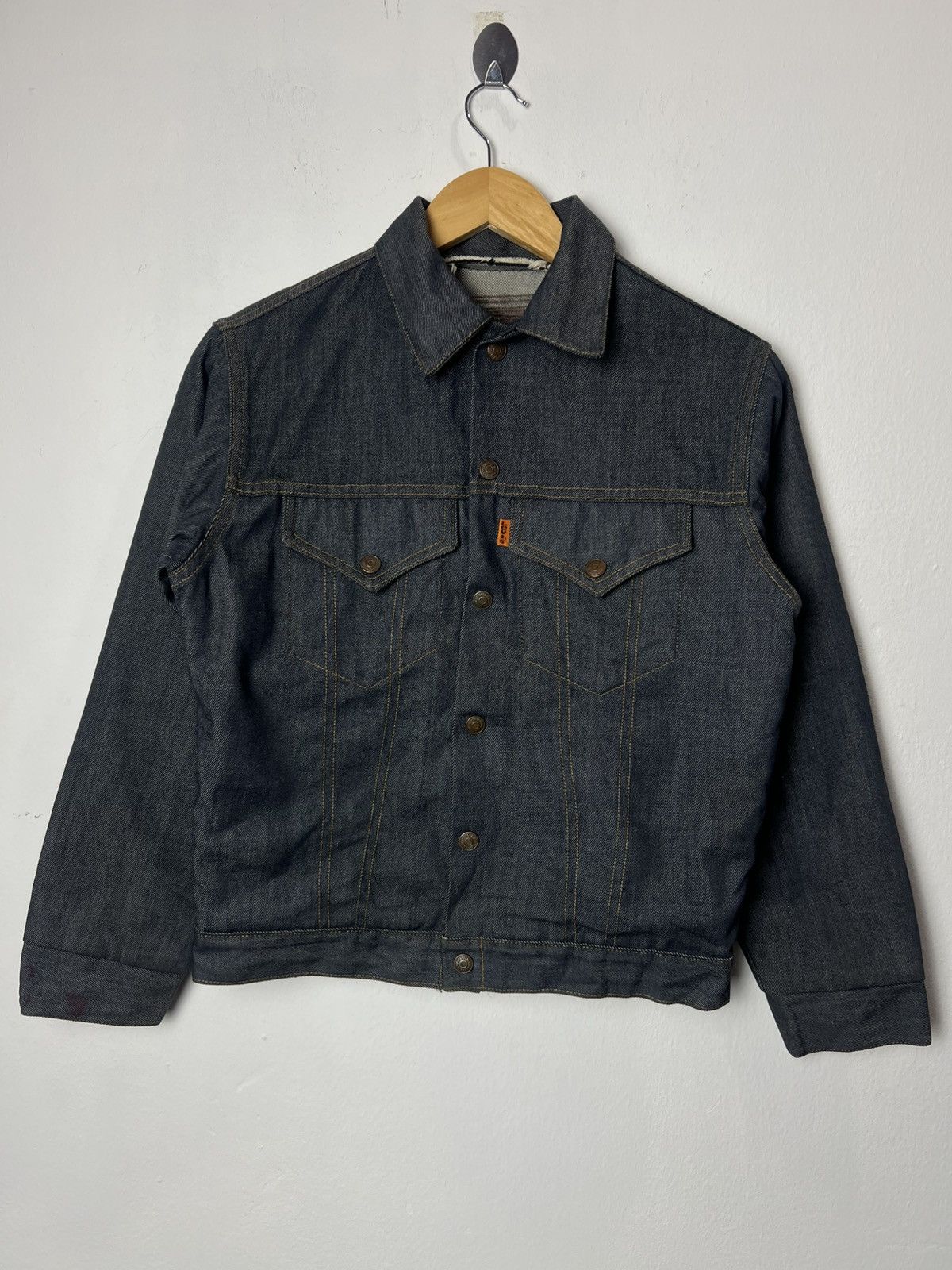 Levi's Vintage Clothing Vintage 70s Levis Orange Tab Nankai Denim Jacket Size US S / EU 44-46 / 1 - 8 Thumbnail