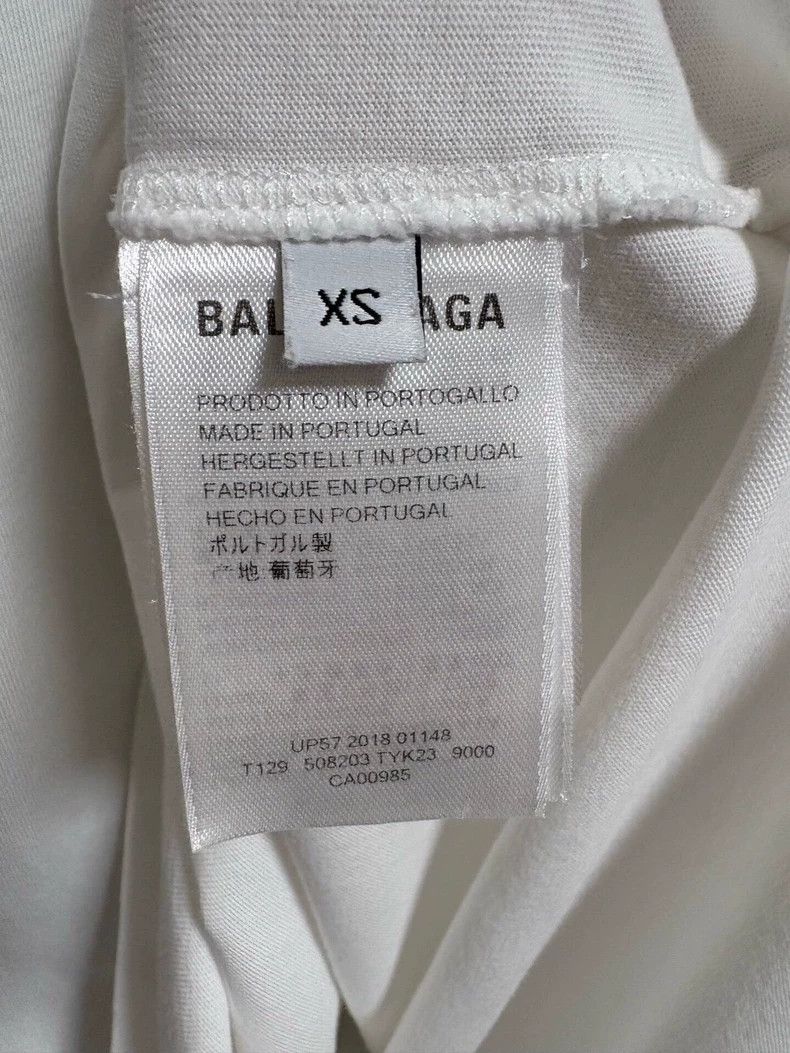 Balenciaga Balenciaga Double B Ring Logo Short Sleeve T-Shirt Size XS Size US XS / EU 42 / 0 - 4 Thumbnail