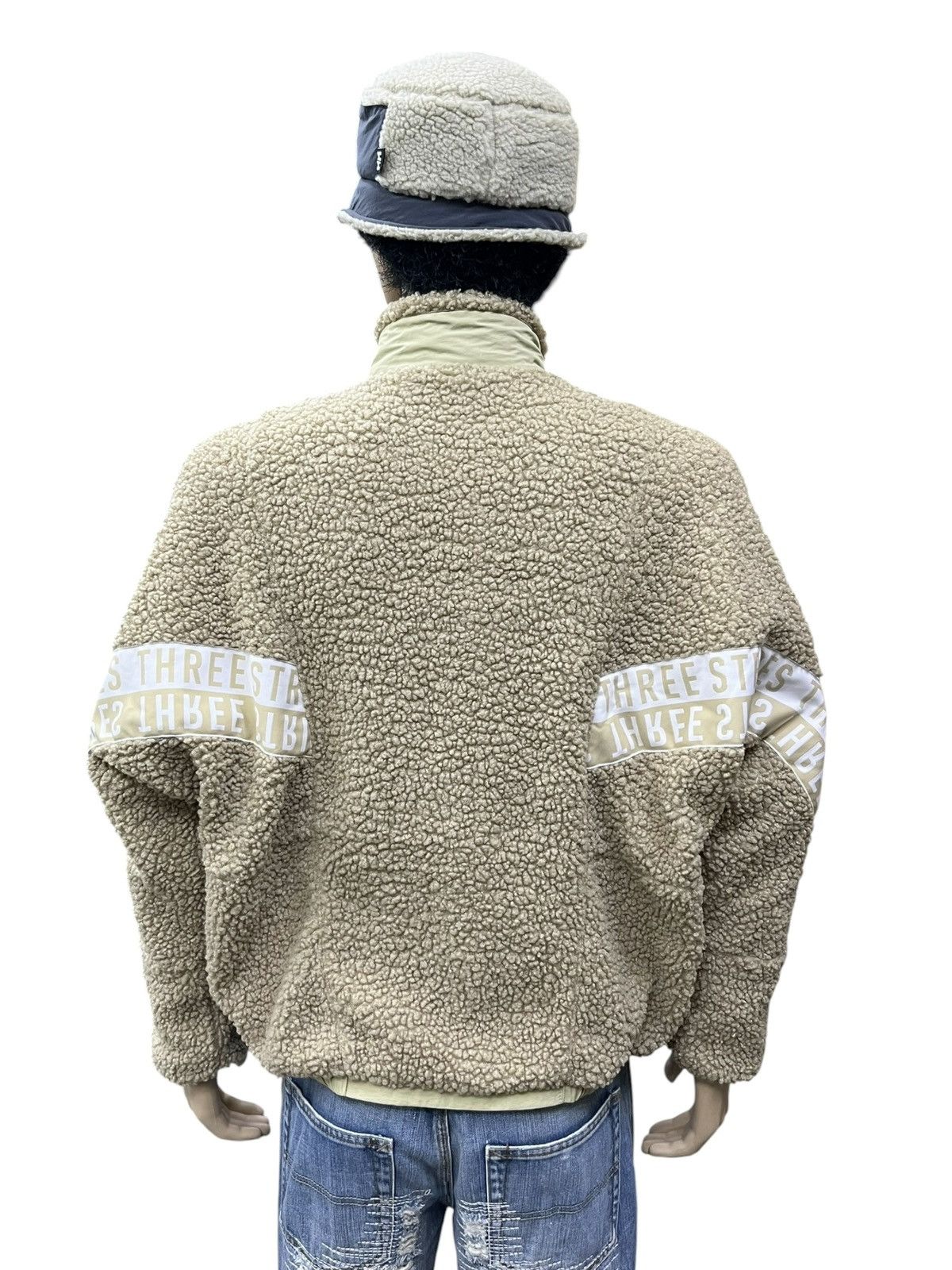 Adidas Adidas MHS BOA Faux Sherpa Fleece Jacket Beige Archive Size US M / EU 48-50 / 2 - 3 Thumbnail