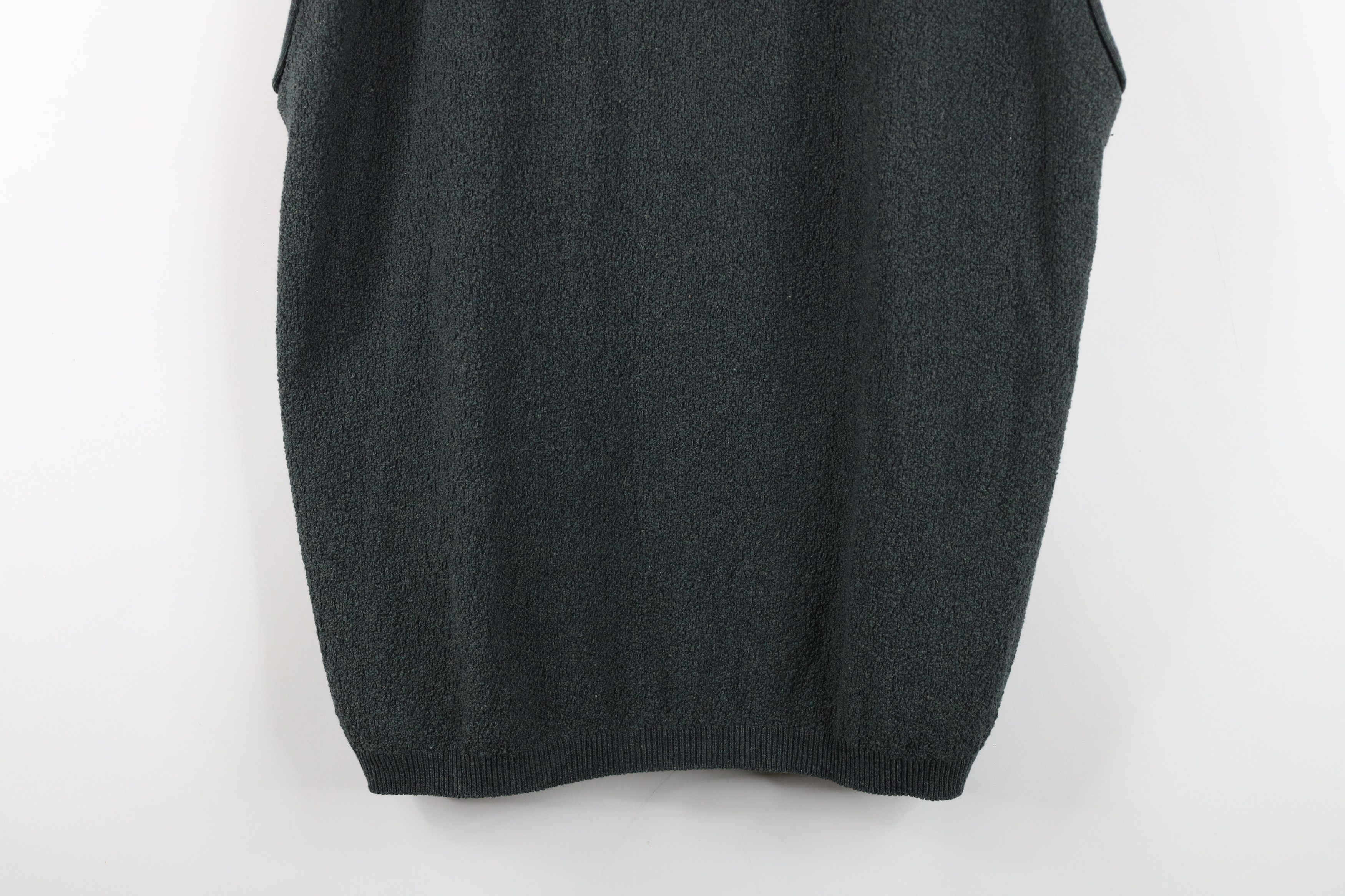 Vintage Vintage 90s Streetwear Blank Textured Knit Sweater Vest USA Size US XL / EU 56 / 4 - 3 Thumbnail