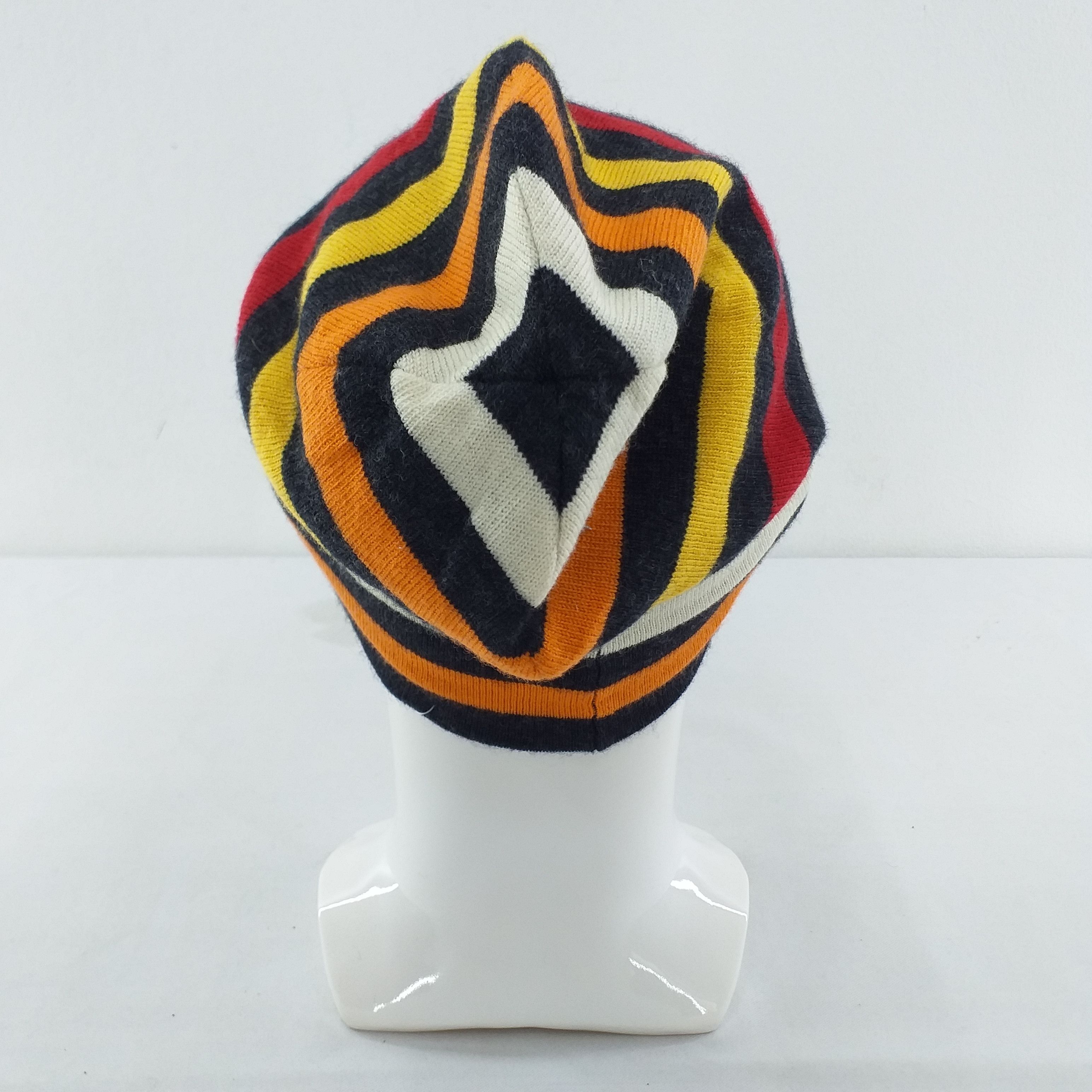 Japanese Brand Colorful Stripe Snow Cap Hat Beanie -BN173 Size ONE SIZE - 2 Thumbnail