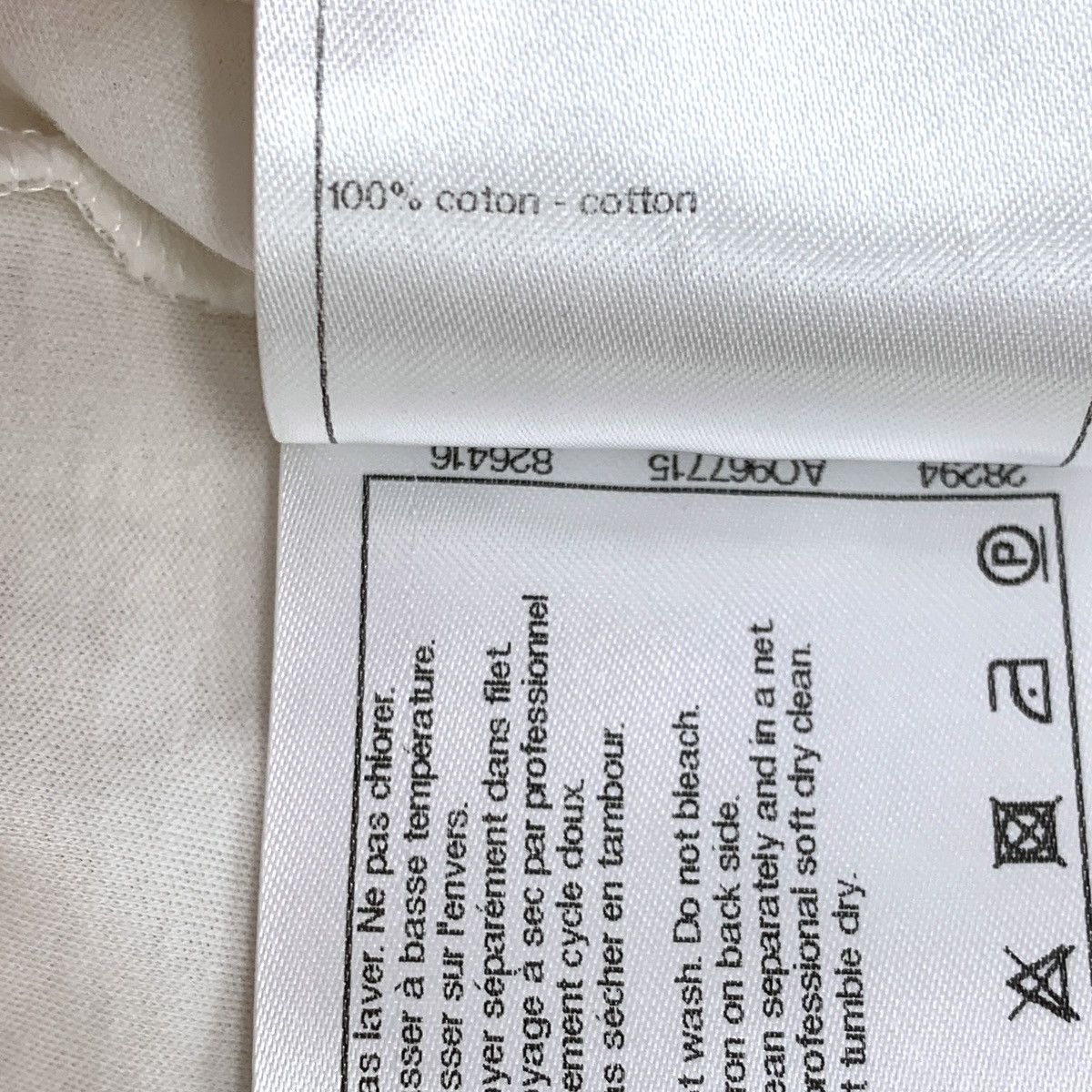 Chanel Chanel White Trim Woven Short Sleeve T-shirt K26WX Size XS / US 0-2 / IT 36-38 - 7 Thumbnail