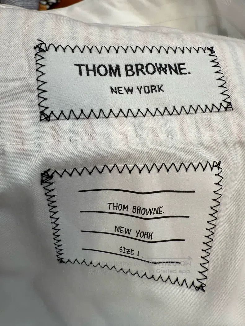 Thom Browne Thom Browne size 1 Shark Embroidered Bubble Gauze Striped S Size US 39 - 5 Thumbnail