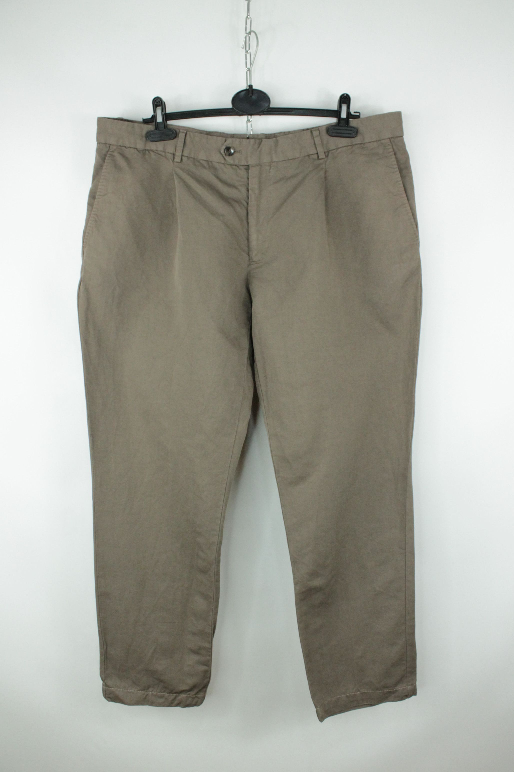 Suitsupply Suitsupply Cotton/Linen Cropped Campo Chino Pants Size US 42 / EU 58 - 1 Thumbnail