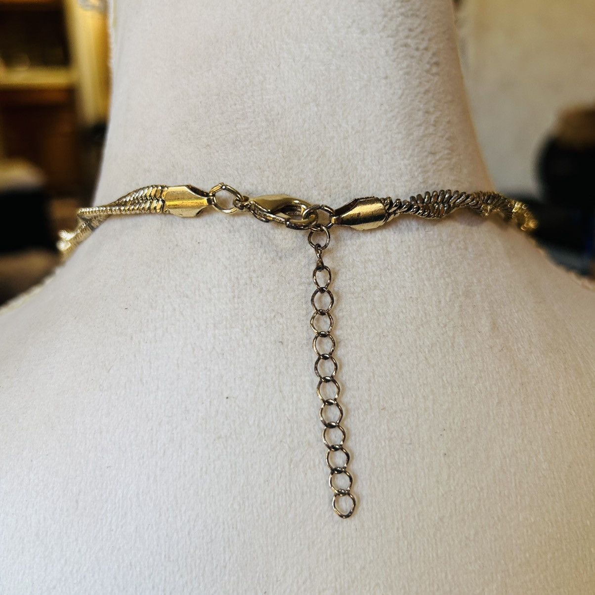 Vintage Vintage 80s gold plated twisted chain necklace Size ONE SIZE - 4 Thumbnail