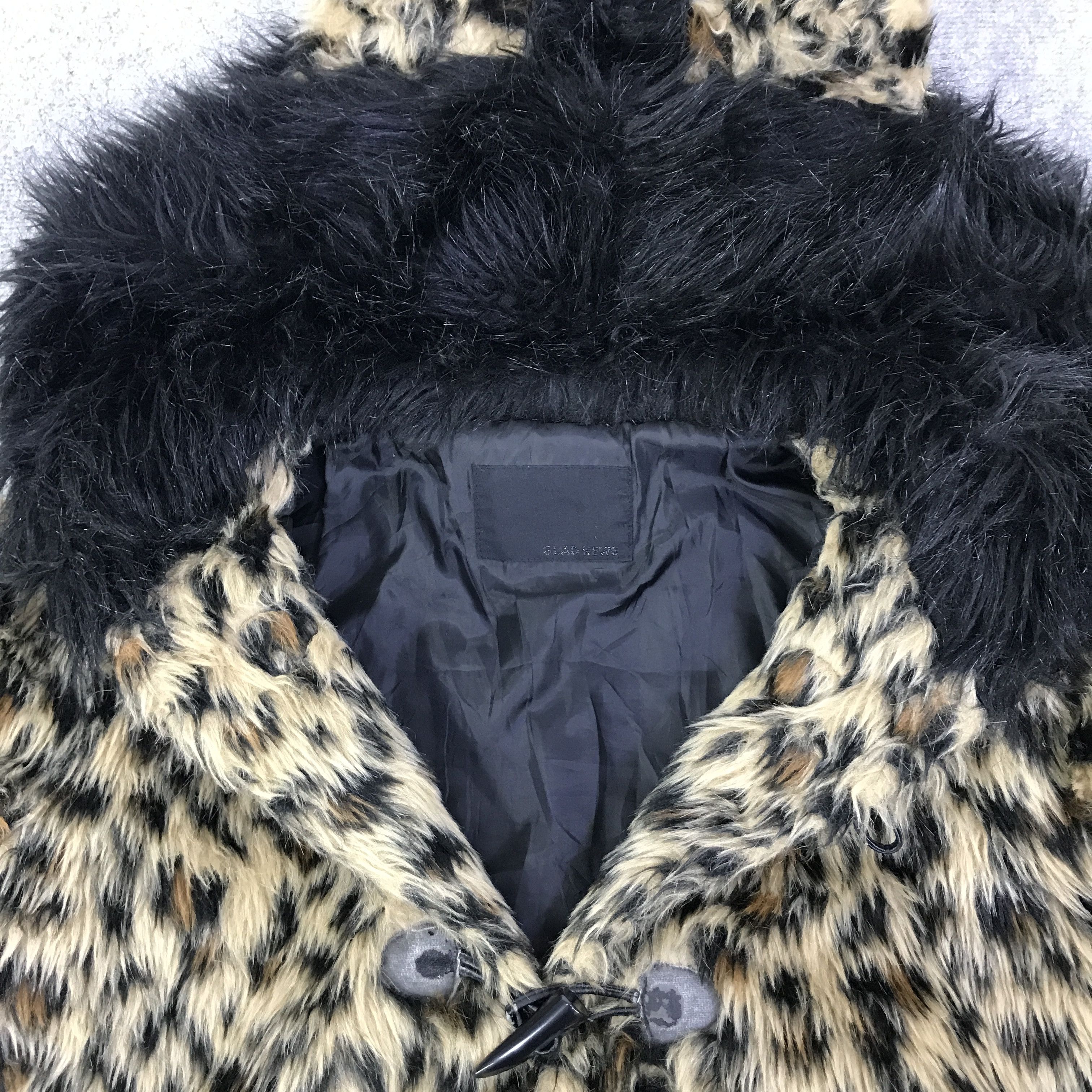 If Six Was Nine GOTHIC STYLE JAPAN GLAD NEWS FUR HOODIE JACKET K89B18 Size US L / EU 52-54 / 3 - 5 Thumbnail