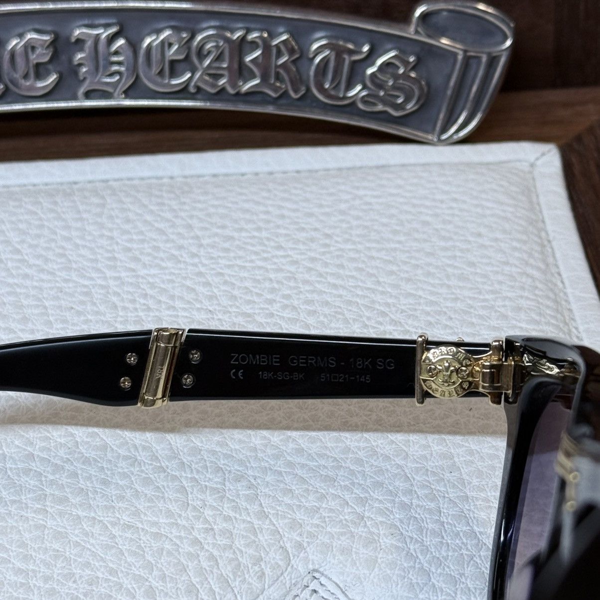 Chrome Hearts Chrome Hearts ZOMBIE GERMS 18K 1/1 Sunglasses Size ONE SIZE - 10 Thumbnail