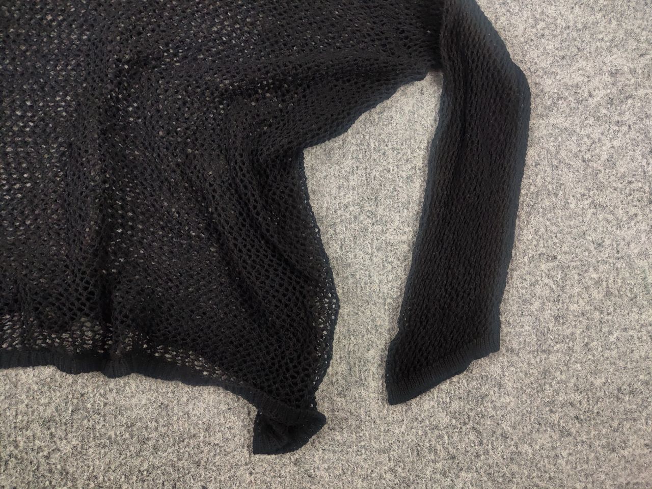 Rundholz Rundholz Black design loose tunic Oversized mesh Long sleeve Size S / US 4 / IT 40 - 4 Thumbnail