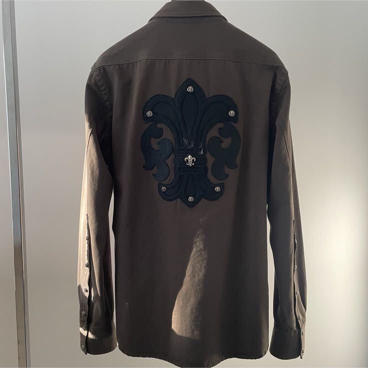Chrome Hearts Chrome Hearts Fleur Button Shirt | Grailed