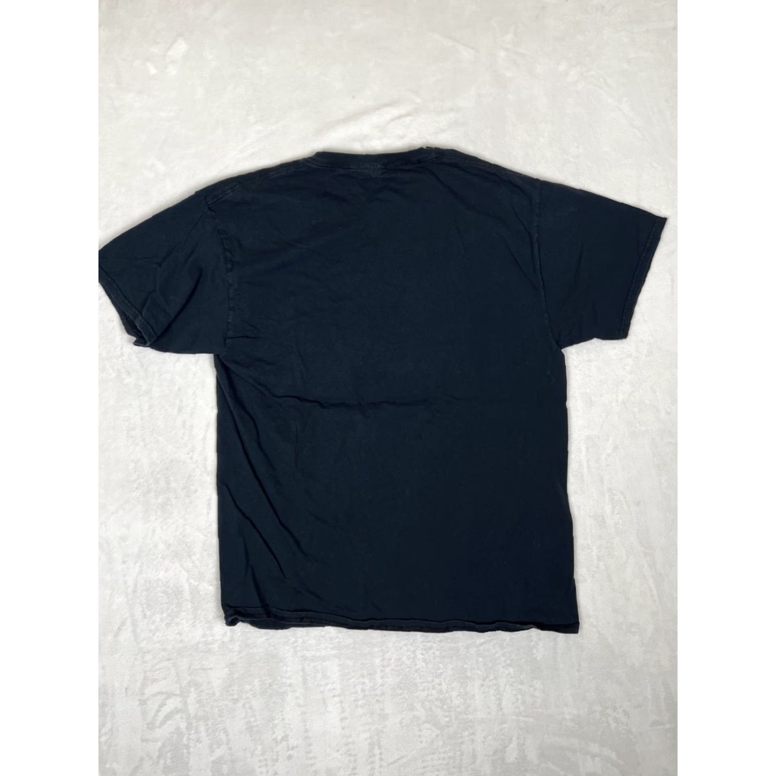 Gildan VINTAGE Gildan T-Shirt Lion Blue Stripe Dare T-Shirt Size L Men 90s To Resist Drugs & Violence Logo Graphic Print Crew Neck Short Sleeve Black Cotton Size US L / EU 52-54 / 3 - 7 Thumbnail