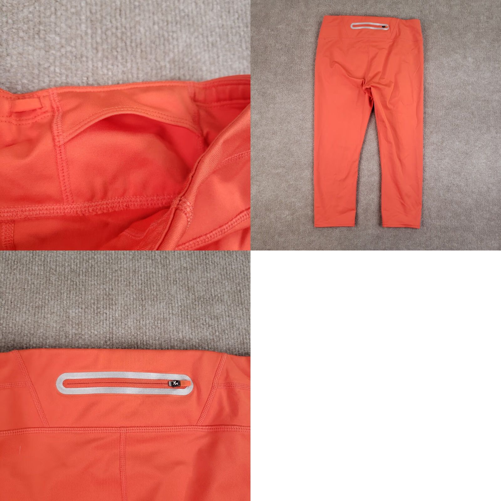 Athleta Athleta Pants Womens M Orange Capri Athleisure Stretch Yoga Casual Relaxed Size 32" / US 10 / IT 46 - 9 Thumbnail
