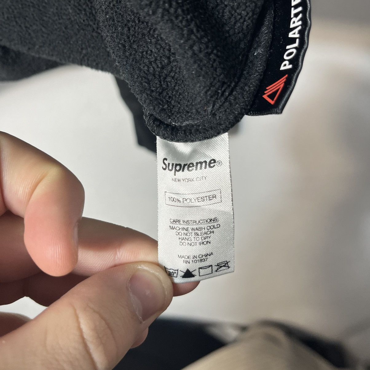 Supreme Supreme Polartec Fleece Hoodie Size US M / EU 48-50 / 2 - 11 Thumbnail