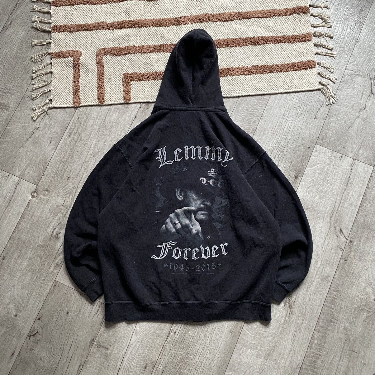 Band Tees MOTORHEAD RIP LEMMY KILMISTER 2015 LICENSED ZIP HOODIE Size US XL / EU 56 / 4 - 2 Thumbnail