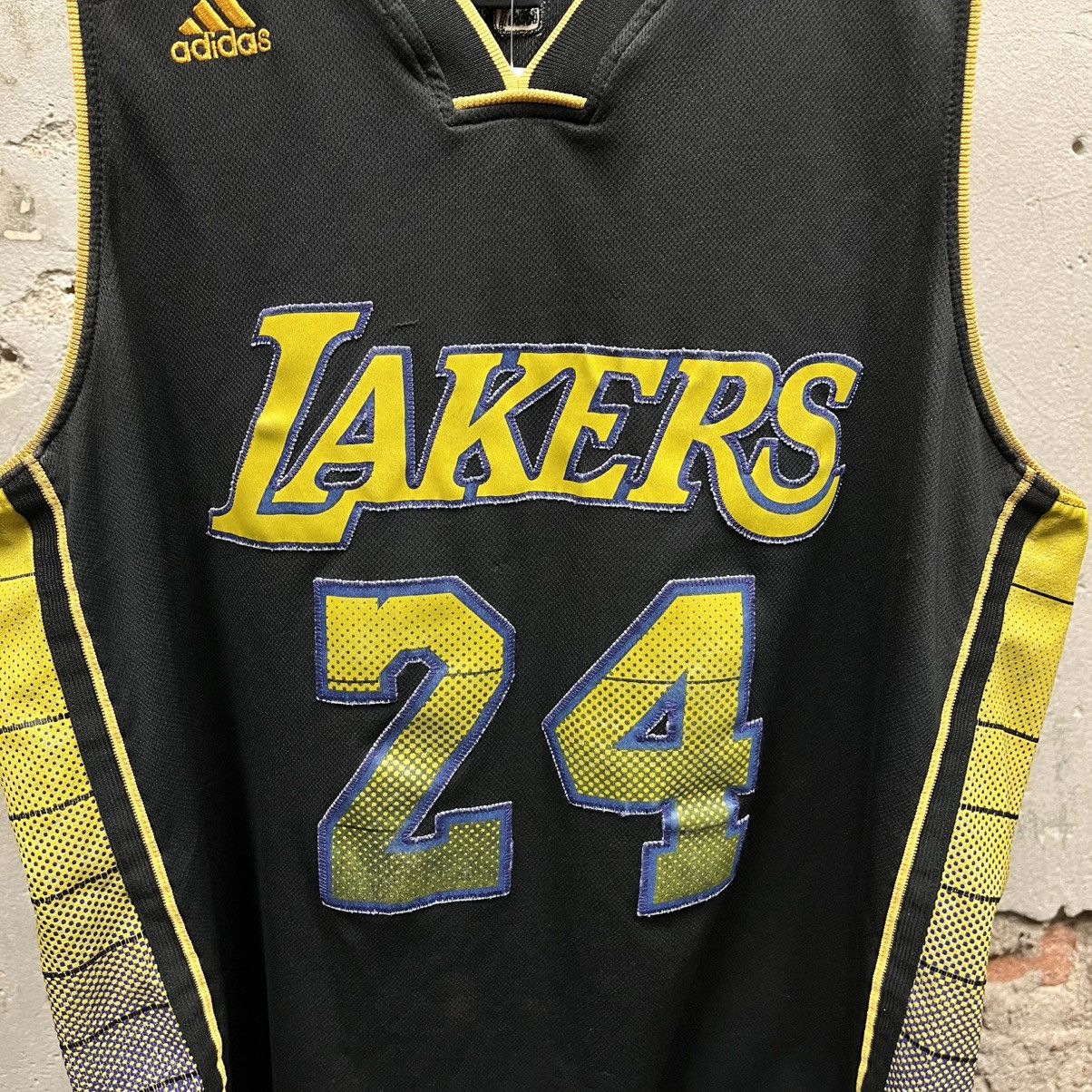 Adidas Adidas Vibe NBA Lakers Kobe Bryant 24 Jersey Top Medium M Size US M / EU 48-50 / 2 - 2 Thumbnail