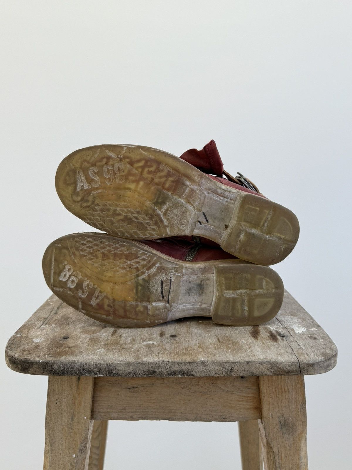 A.S.98 A.S. 98 If Six Was Nine Style Leather Boots Avant Garde Size US 7 / IT 37 - 10 Thumbnail