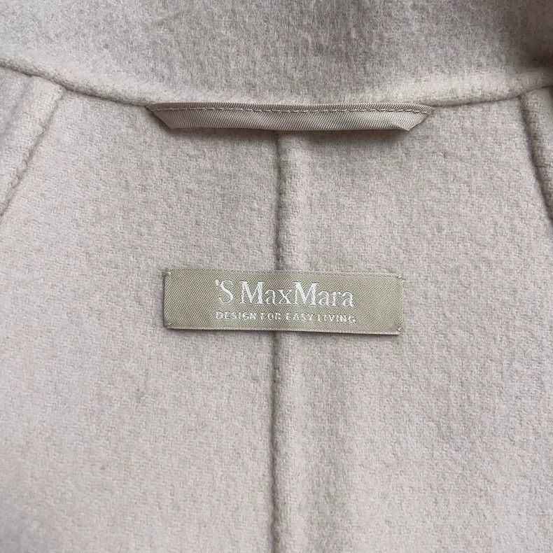 Max Mara Max Mara Off-white wool coat Size M / US 6-8 / IT 42-44 - 3 Thumbnail