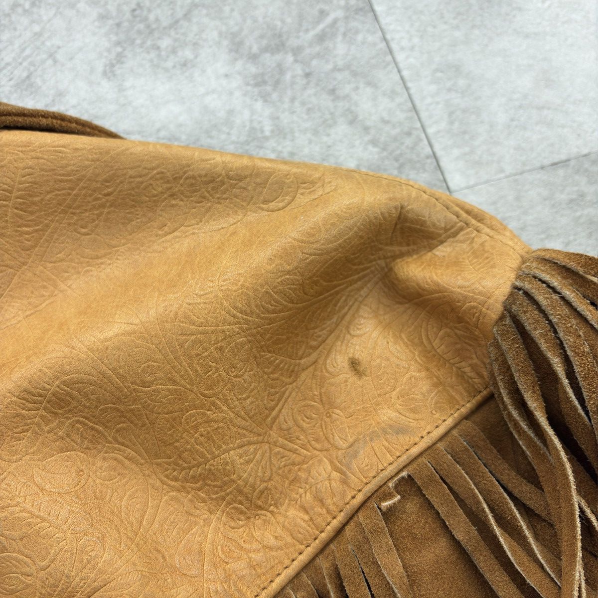 Schott Schott Western Suede Fringe Jacket Made in USA Size US XL / EU 56 / 4 - 8 Thumbnail