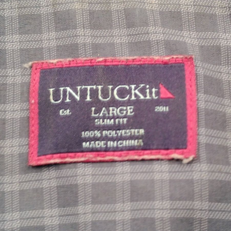 UNTUCKit UNTUCKit All-Day Performance Slim Fit Button Down Shirt Size US L / EU 52-54 / 3 - 4 Thumbnail
