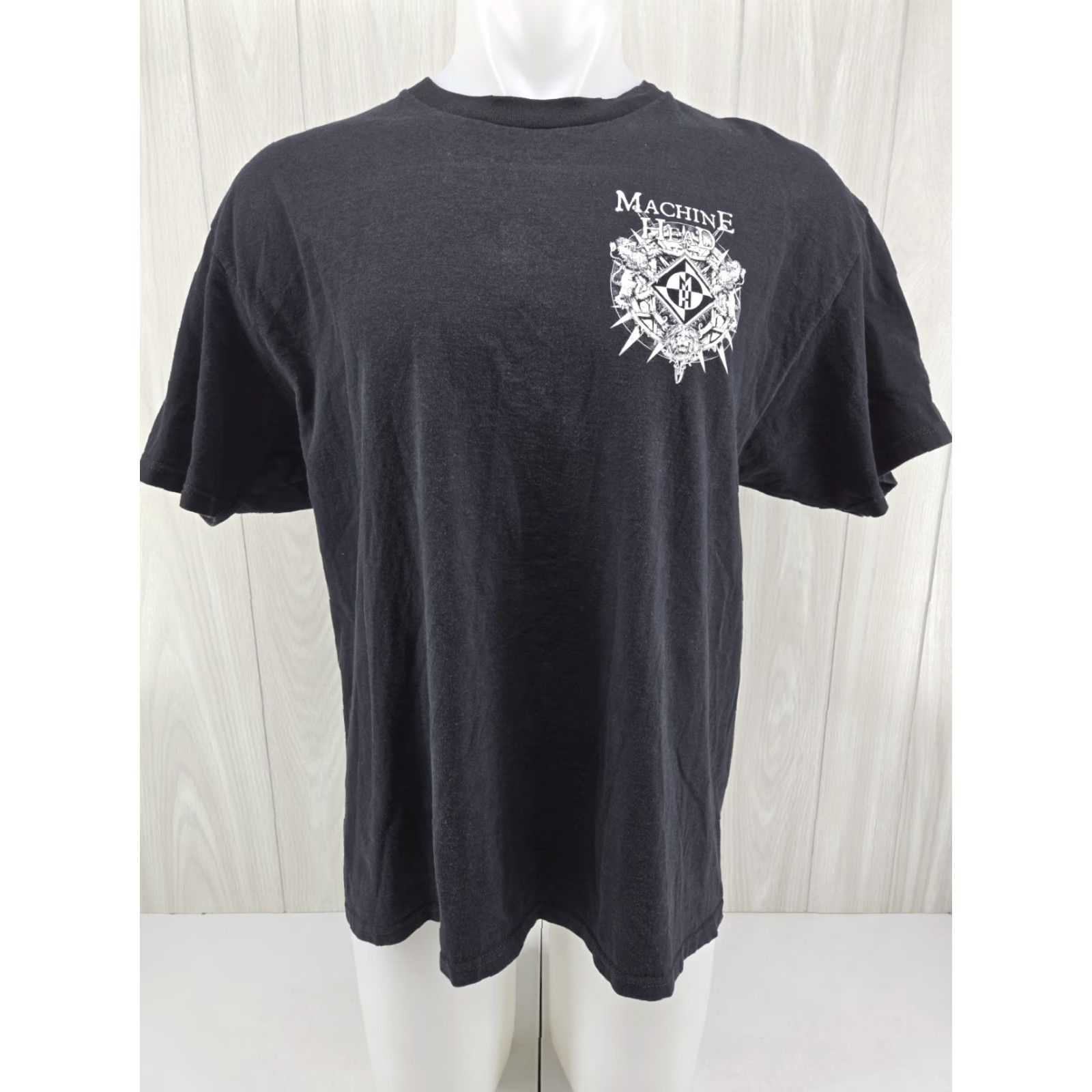 Vintage MACHINE HEAD Catharsis American Tour 2018 MENS 2-SIDED BLACK T-SHIRT XL Size US XL / EU 56 / 4 - 2 Thumbnail