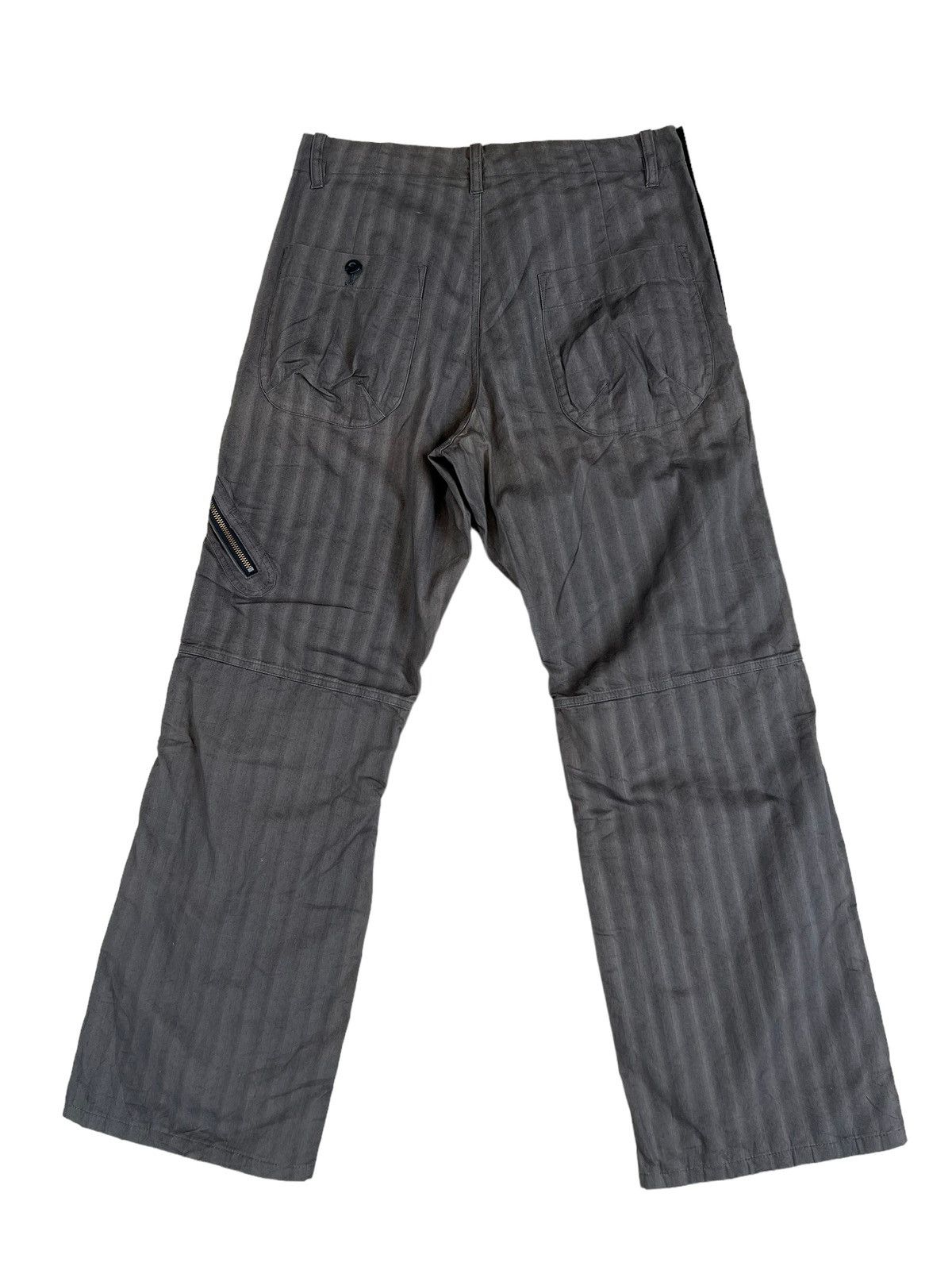 PPFM Vintage PPFM Loose Wide Leg HBT Striped Trouser Pant Size US 32 / EU 48 - 2 Thumbnail