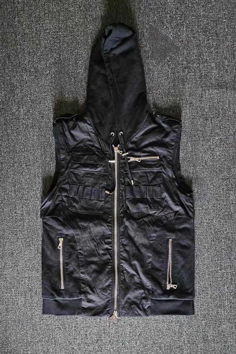 Balmain Balmain Cargo Hooded Vest, Sleeveless Jacket Size US XL / EU 56 / 4 - 1 Thumbnail